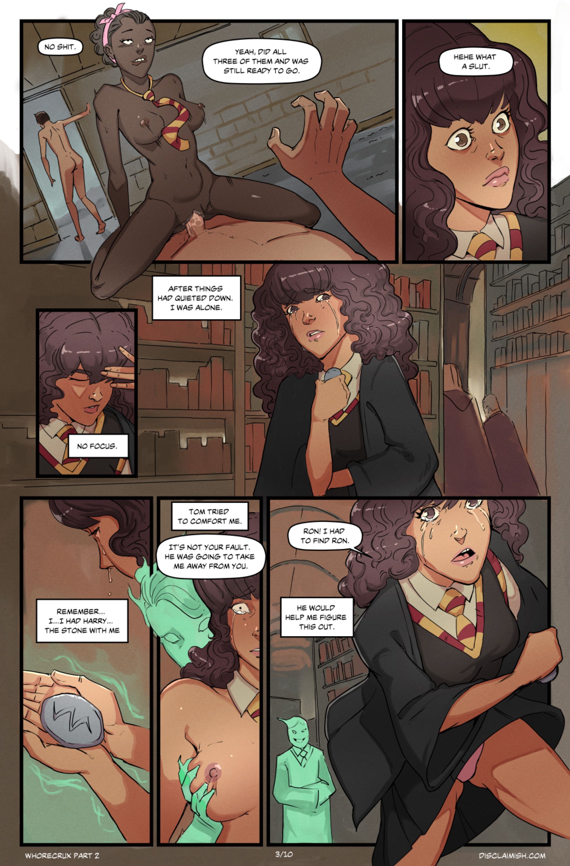 Hermione Granger And The Whorecrux (Harry Potter) 2 - Disclaimer page 4 hentai porn comic manga doujin